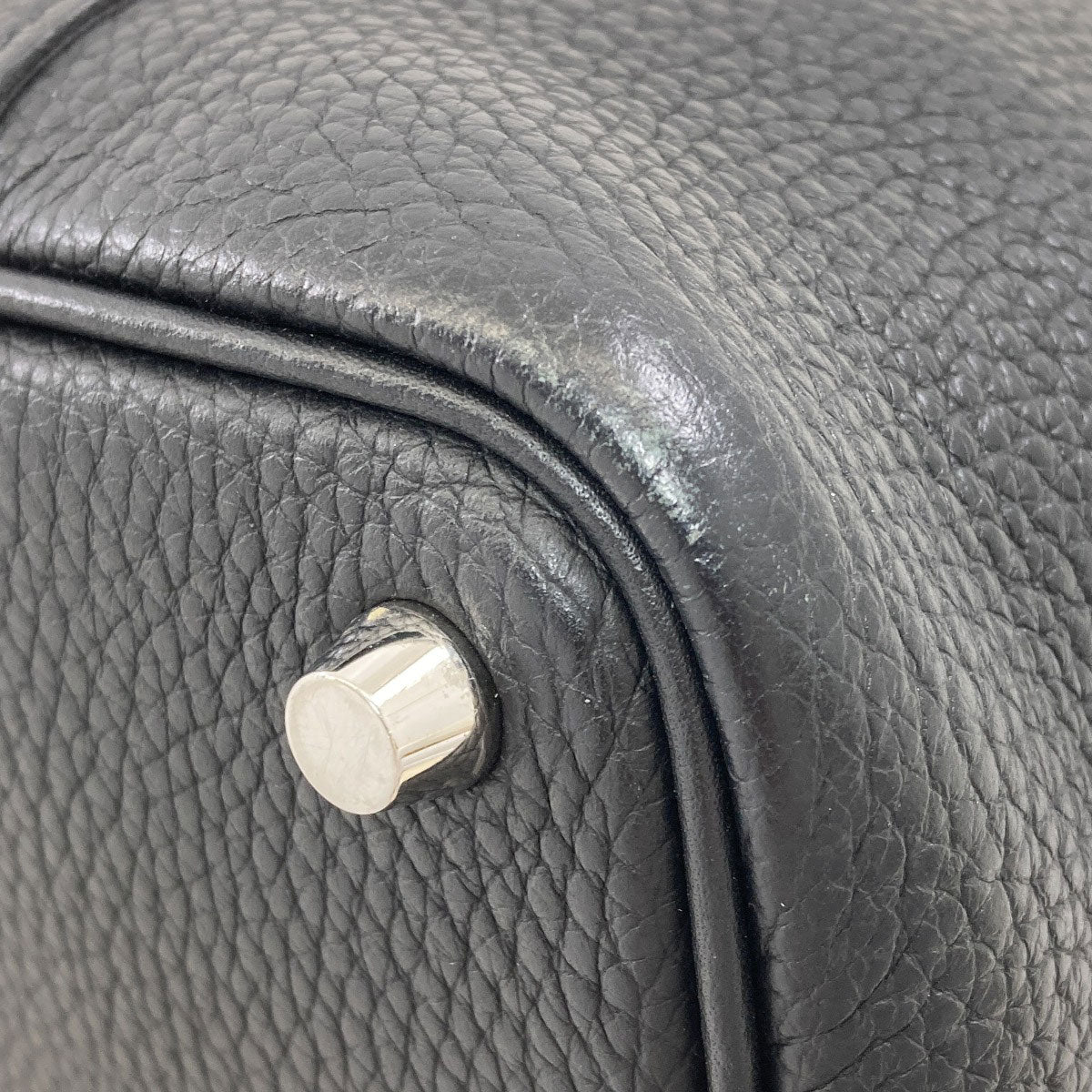HERMES Picotin Lock PM SilverHardware Handbag Taurillon Clemence Ladies [Used]