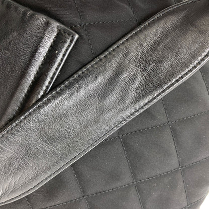 CHANEL Matelasse one belt SilverHardware Shoulder Bag Nylon CalfLadies [Used]