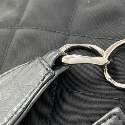 CHANEL Matelasse one belt SilverHardware Shoulder Bag Nylon CalfLadies [Used]