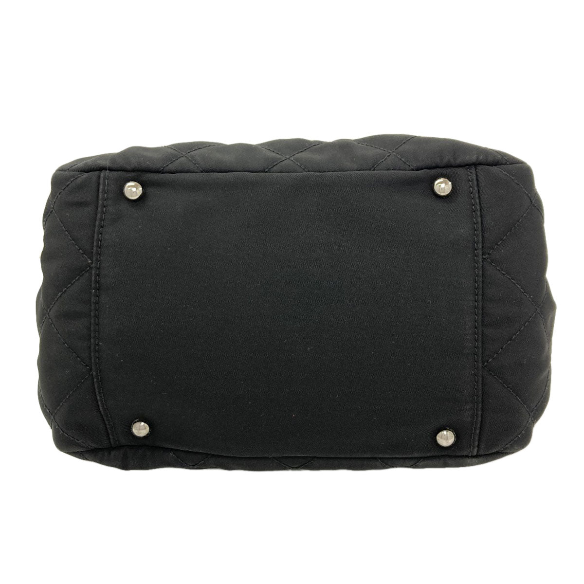 CHANEL Matelasse one belt SilverHardware Shoulder Bag Nylon CalfLadies [Used]