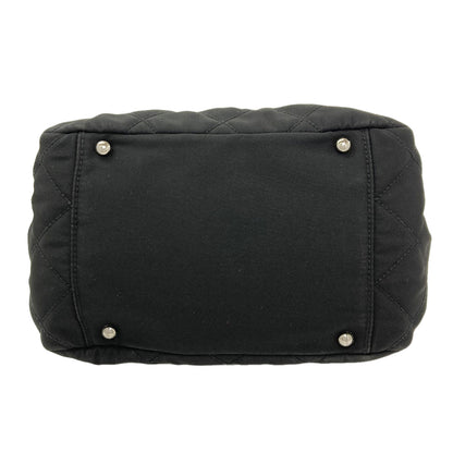CHANEL Matelasse one belt SilverHardware Shoulder Bag Nylon CalfLadies [Used]
