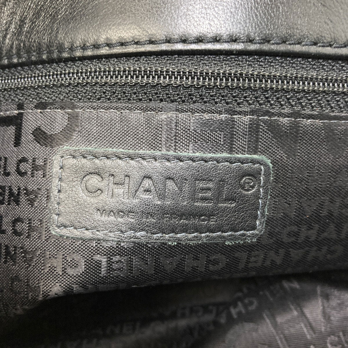 CHANEL Matelasse one belt SilverHardware Shoulder Bag Nylon CalfLadies [Used]