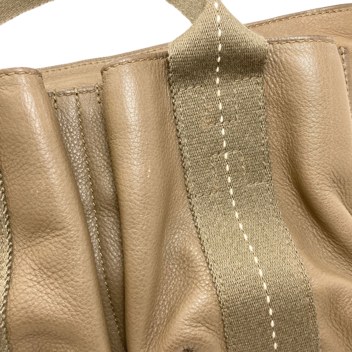 HERMES Caravan Horizontal PM Handbag Canvas VodermaLadies [Used]