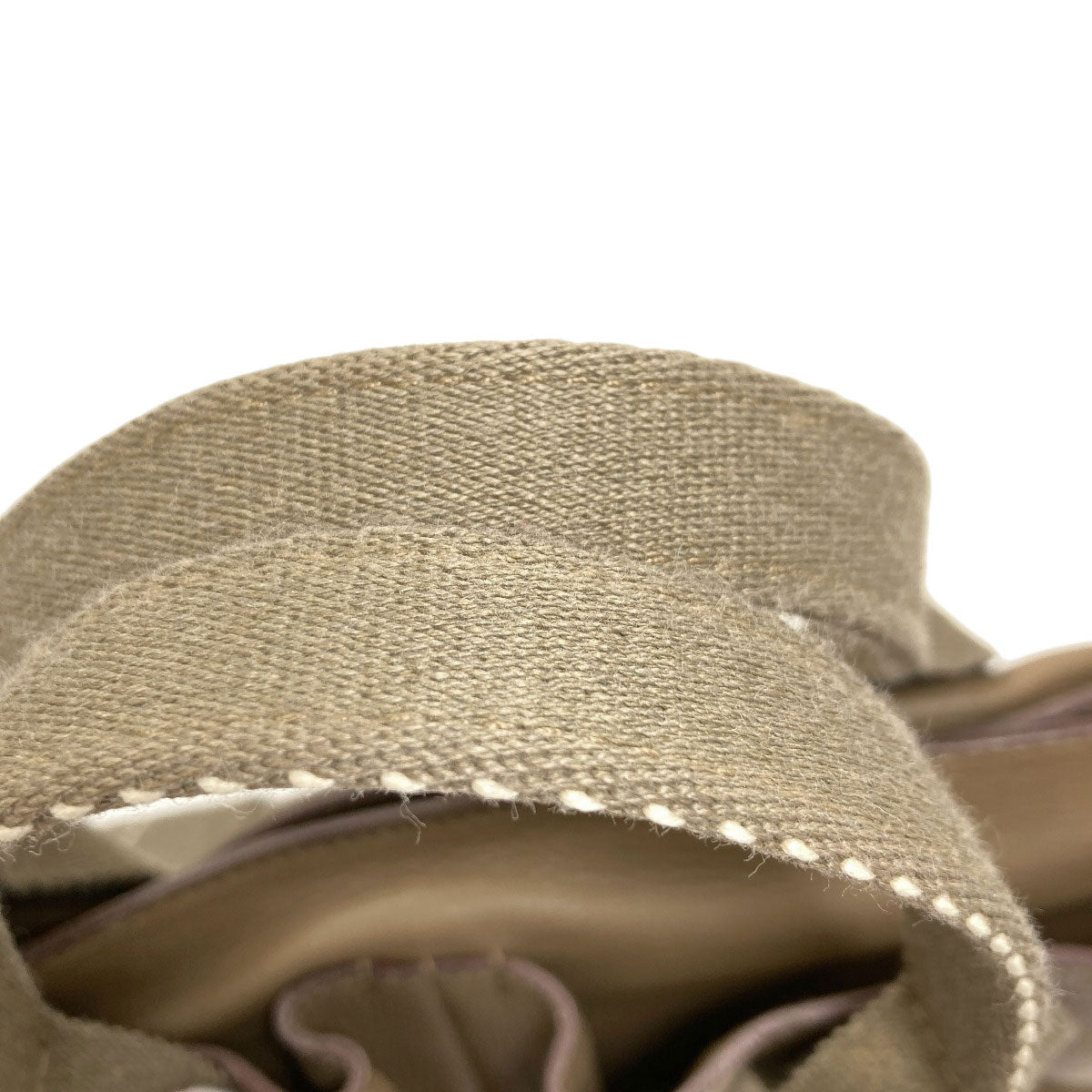 HERMES Caravan Horizontal PM Handbag Canvas VodermaLadies [Used]