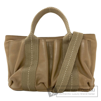 HERMES Caravan Horizontal PM Handbag Canvas VodermaLadies [Used]