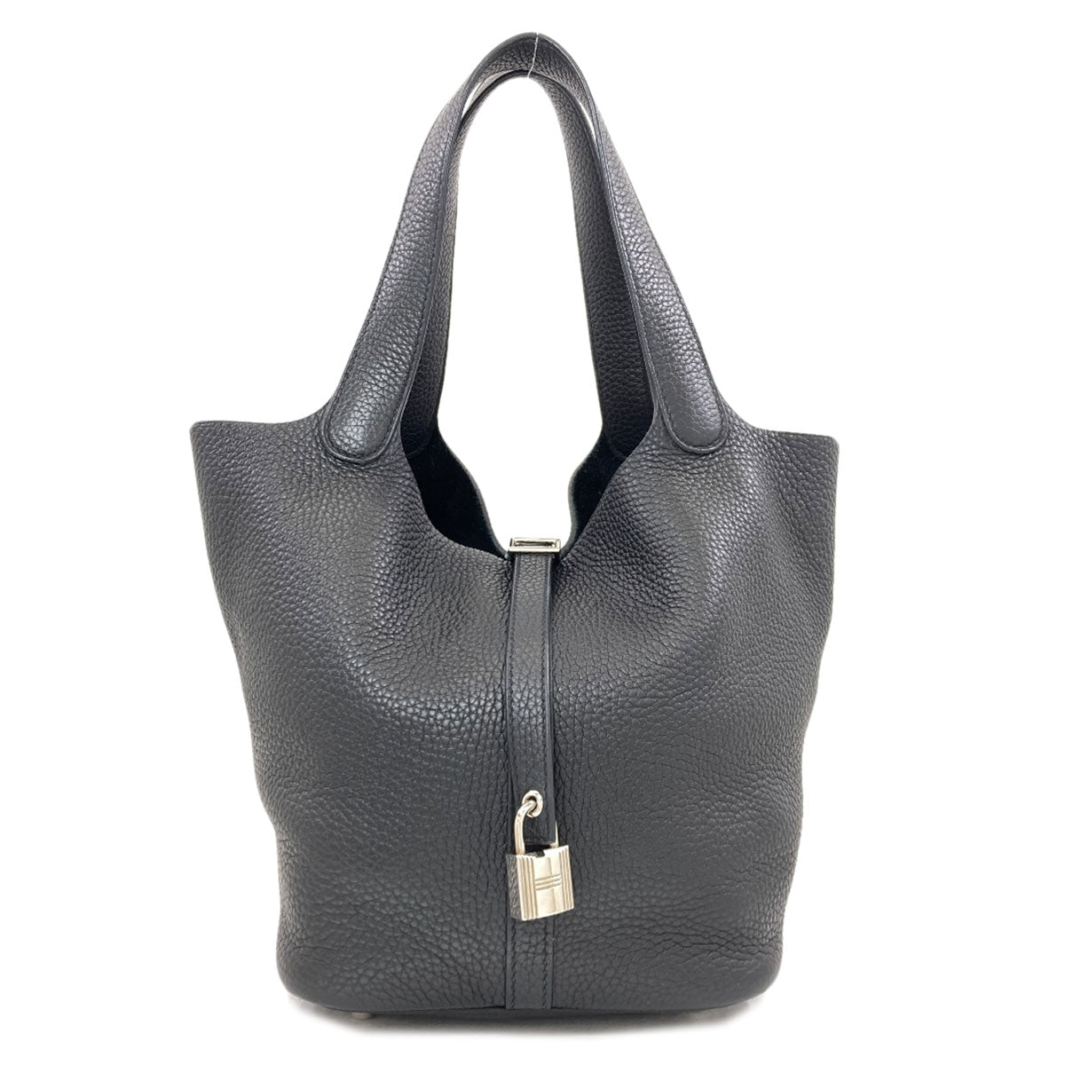HERMES Picotin Lock MM SilverHardware Handbag Taurillon Clemence Ladies [Used]
