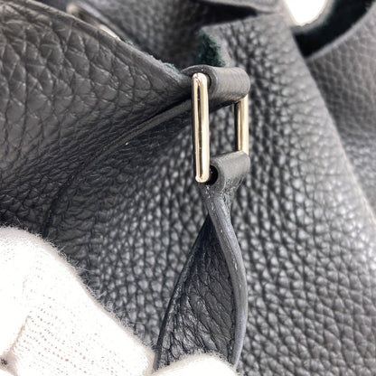 HERMES Picotin Lock MM SilverHardware Handbag Taurillon Clemence Ladies [Used]