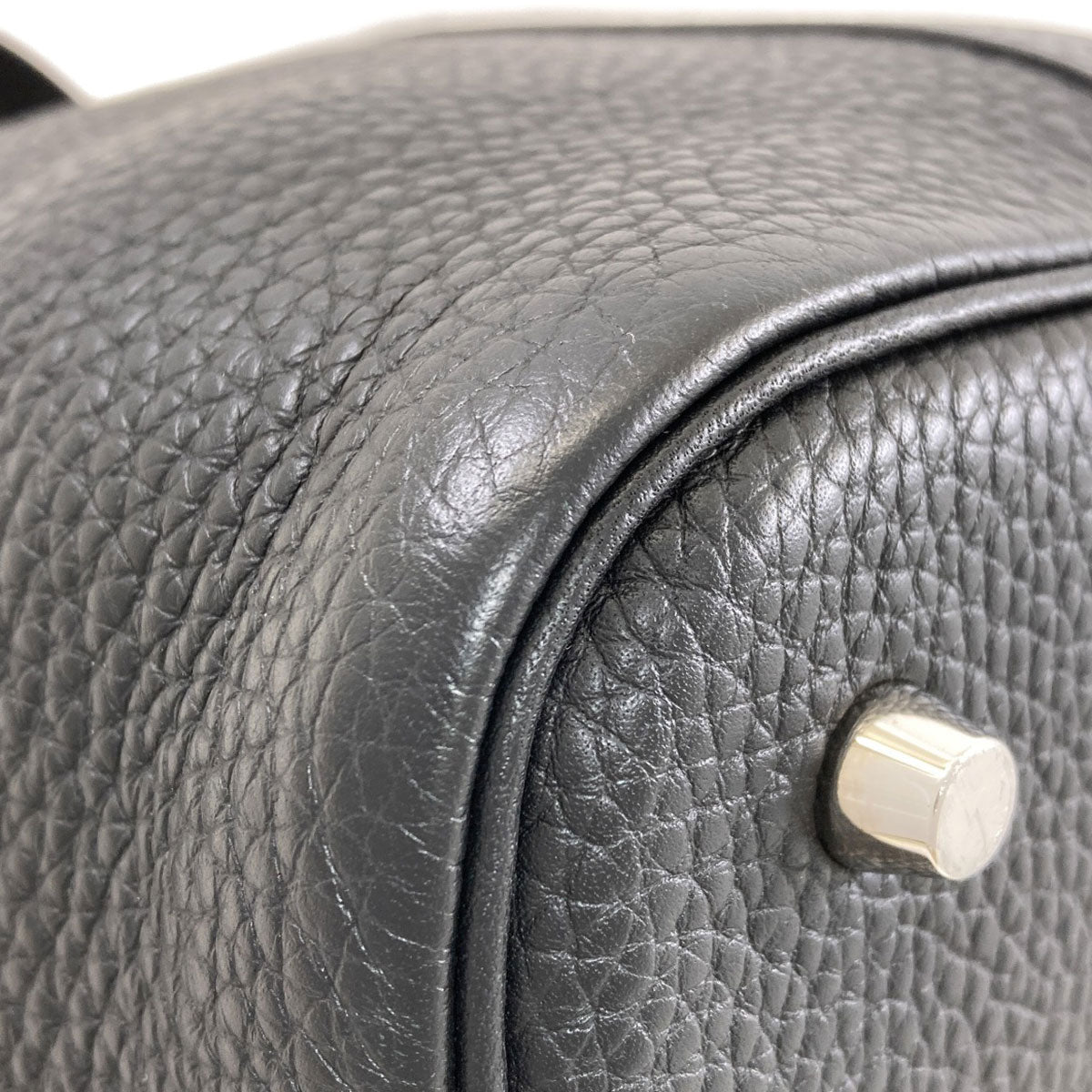 HERMES Picotin Lock MM SilverHardware Handbag Taurillon Clemence Ladies [Used]