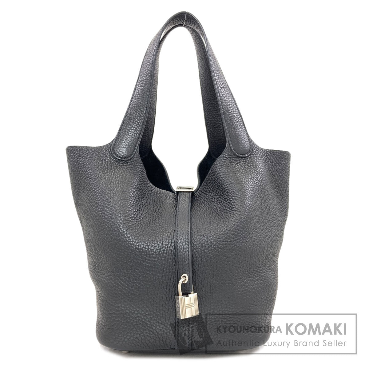 HERMES Picotin Lock MM SilverHardware Handbag Taurillon Clemence Ladies [Used]