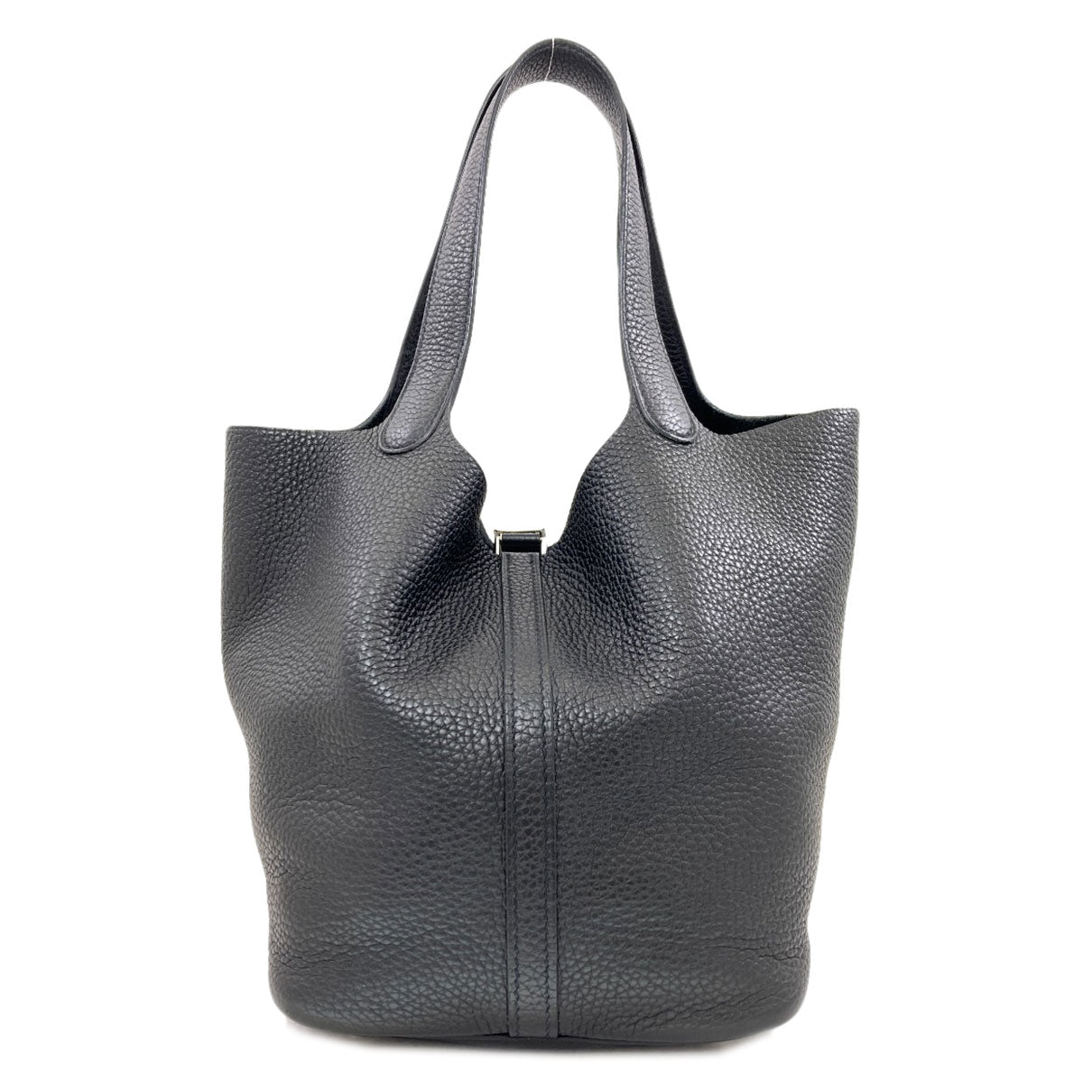 HERMES Picotin Lock MM SilverHardware Handbag Taurillon Clemence Ladies [Used]