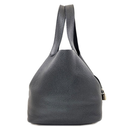 HERMES Picotin Lock MM SilverHardware Handbag Taurillon Clemence Ladies [Used]