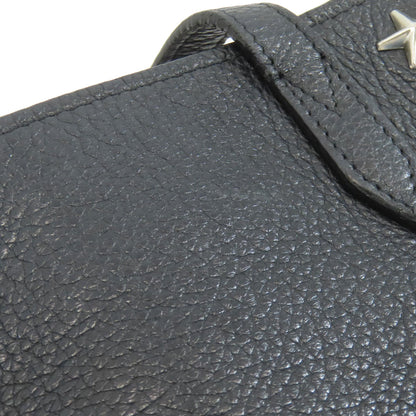 Jimmy Choo Studs star motif 2WAY Tote Bag Leather Ladies [Used]