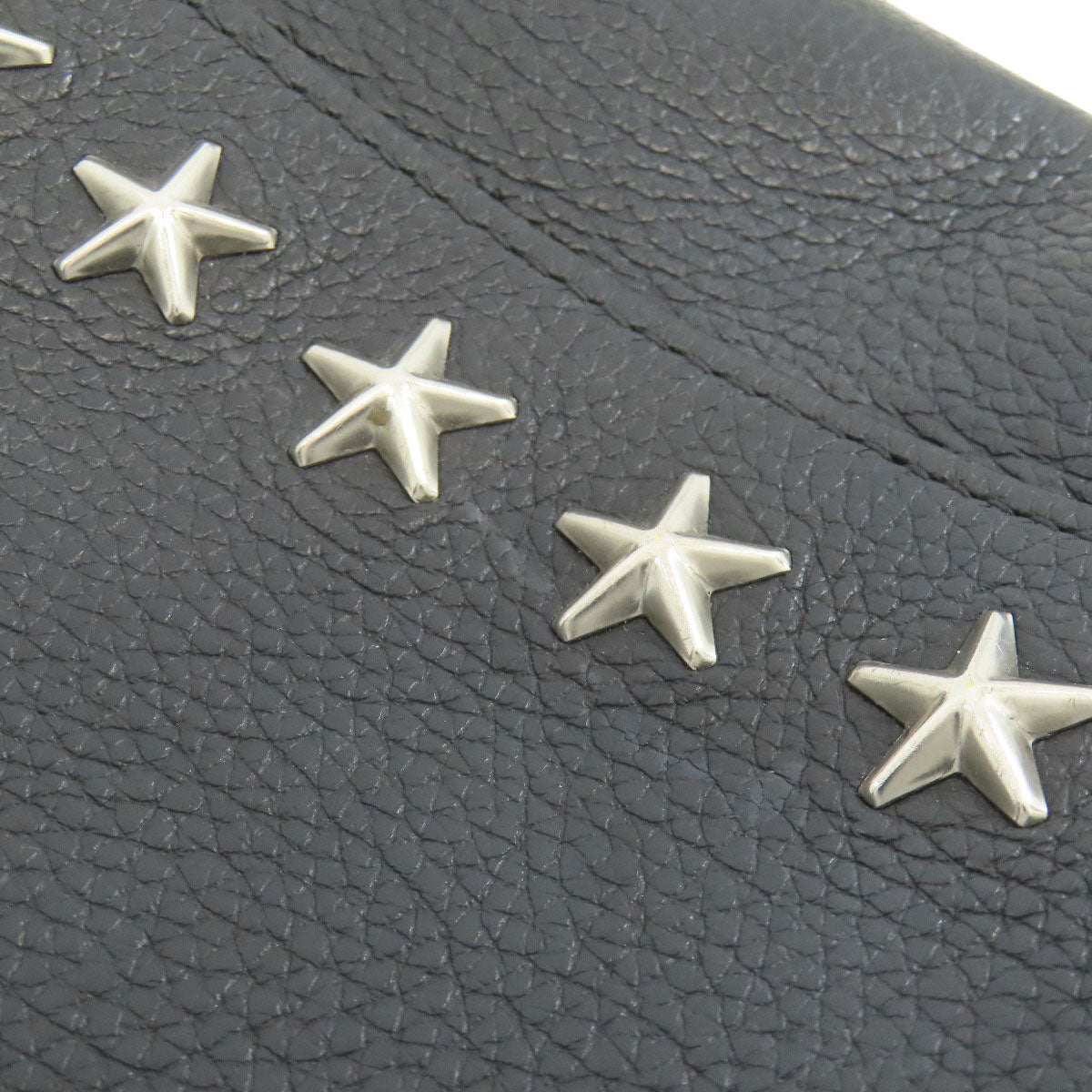 Jimmy Choo Studs star motif 2WAY Tote Bag Leather Ladies [Used]