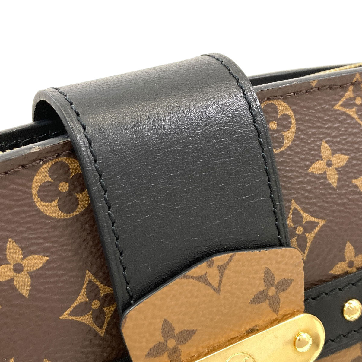 LOUIS VUITTON M43596 Trunk clutch Shoulder Bag Monogram reverse Ladies [Used]
