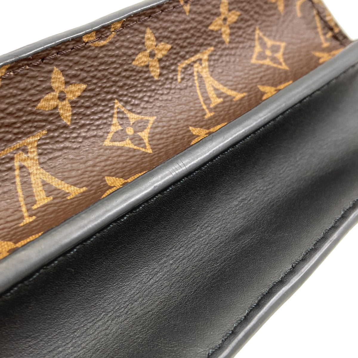 LOUIS VUITTON M43596 Trunk clutch Shoulder Bag Monogram reverse Ladies [Used]