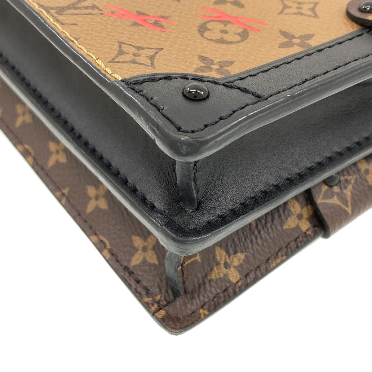 LOUIS VUITTON M43596 Trunk clutch Shoulder Bag Monogram reverse Ladies [Used]