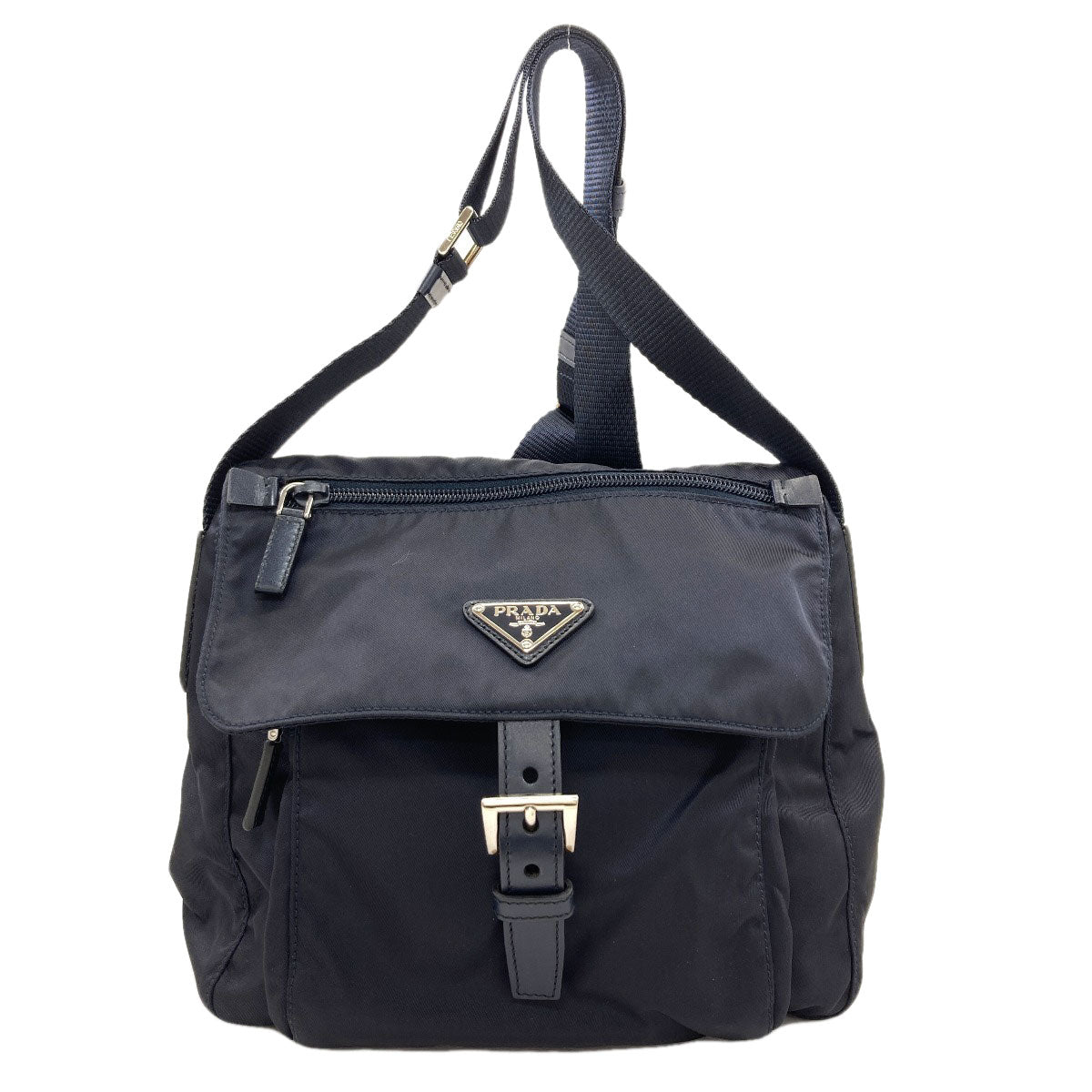 PRADA Logo Hardware Shoulder Bag Nylon Ladies [Used]