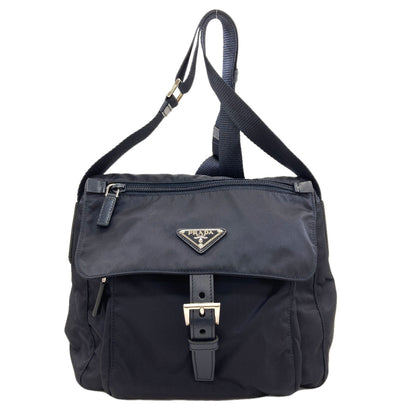 PRADA Logo Hardware Shoulder Bag Nylon Ladies [Used]