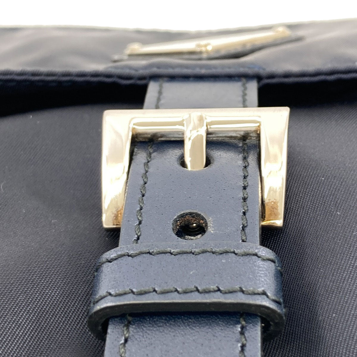 PRADA Logo Hardware Shoulder Bag Nylon Ladies [Used]