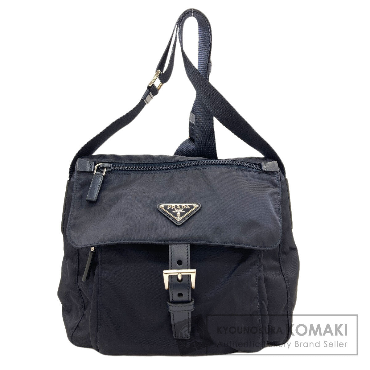 PRADA Logo Hardware Shoulder Bag Nylon Ladies [Used]