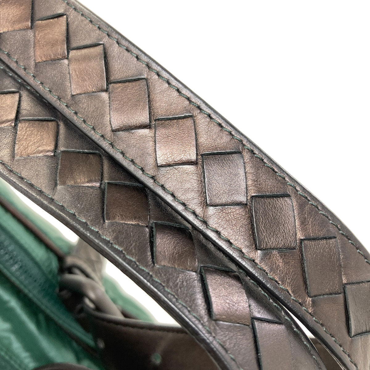 BOTTEGA VENETA Simple design Handbag Nylon Ladies [Used]