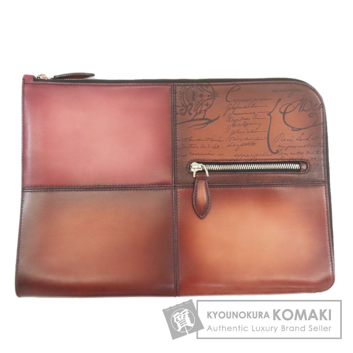 Berluti Nino TGM Calligraphy Clutch bag Calf Ladies [Used]