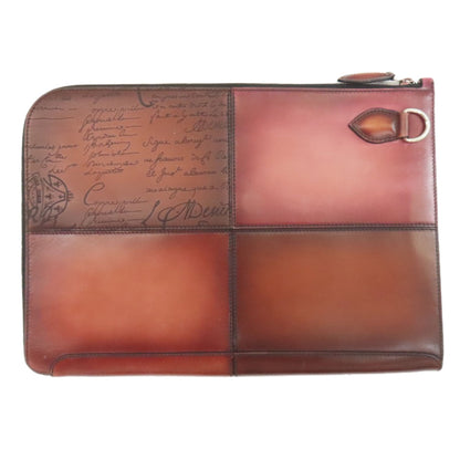Berluti Nino TGM Calligraphy Clutch bag Calf Ladies [Used]