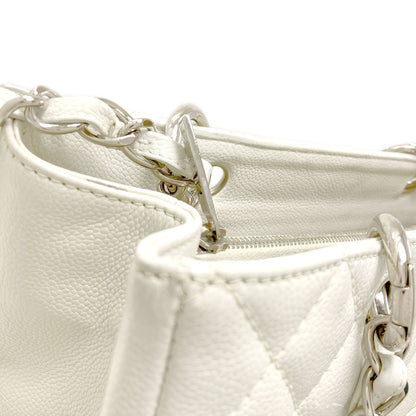 CHANEL COCO Mark Matelasse SilverHardware Tote Bag Grained Calfskin Skin Ladies [Used]
