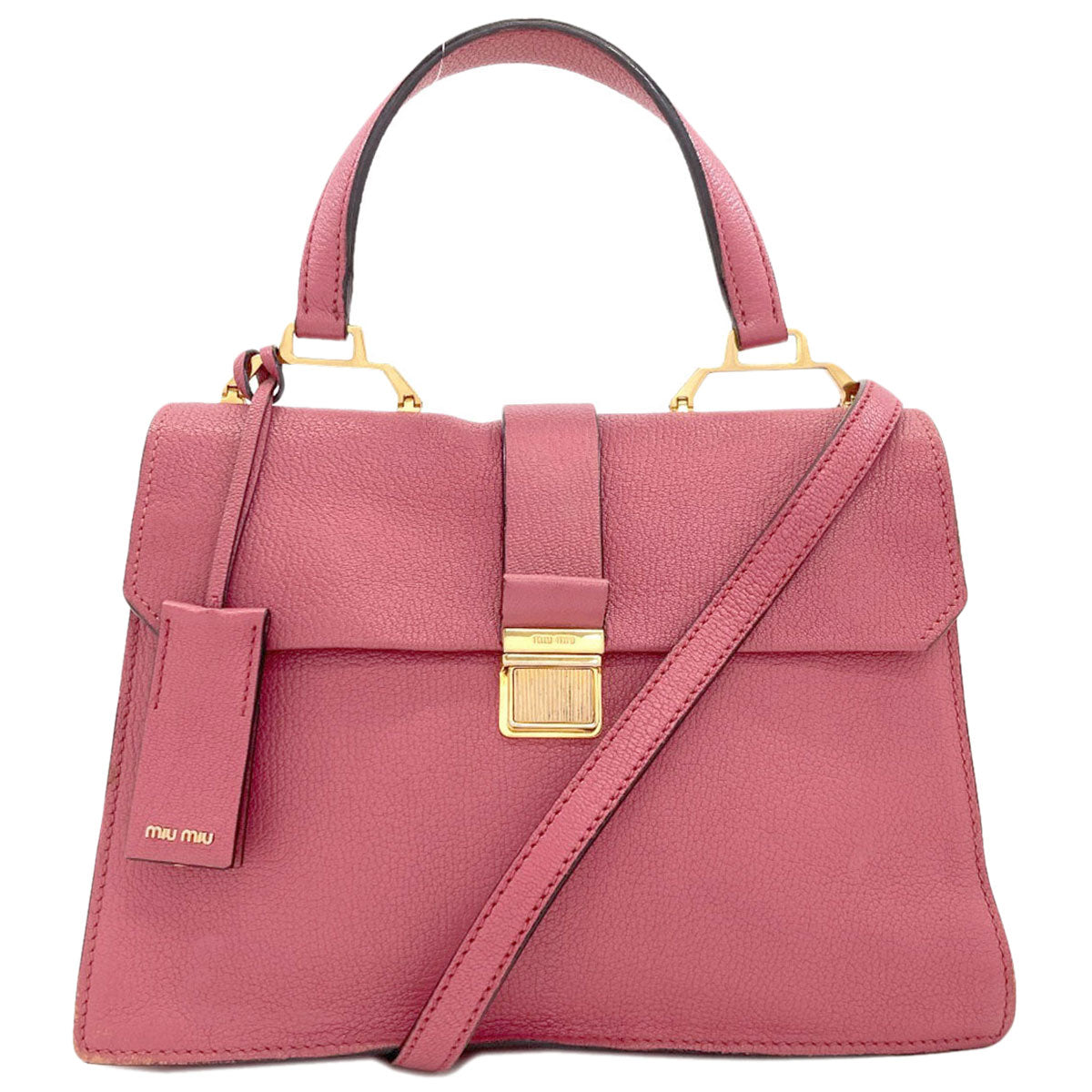 MIUMIU 2WAY Handbag Leather Ladies [Used]