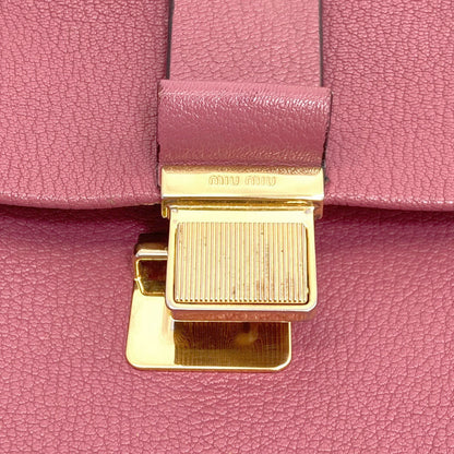 MIUMIU 2WAY Handbag Leather Ladies [Used]