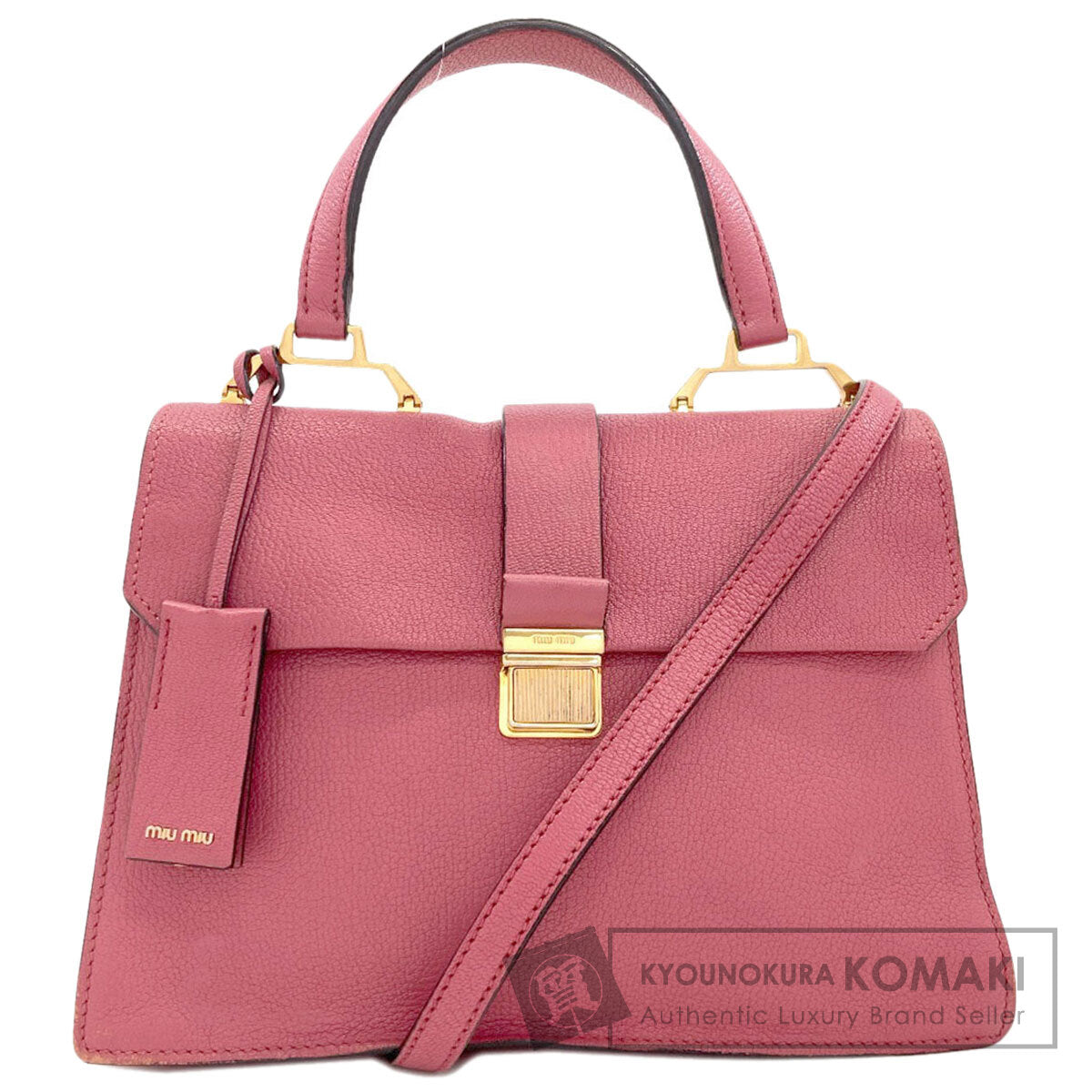 MIUMIU 2WAY Handbag Leather Ladies [Used]