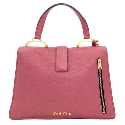 MIUMIU 2WAY Handbag Leather Ladies [Used]