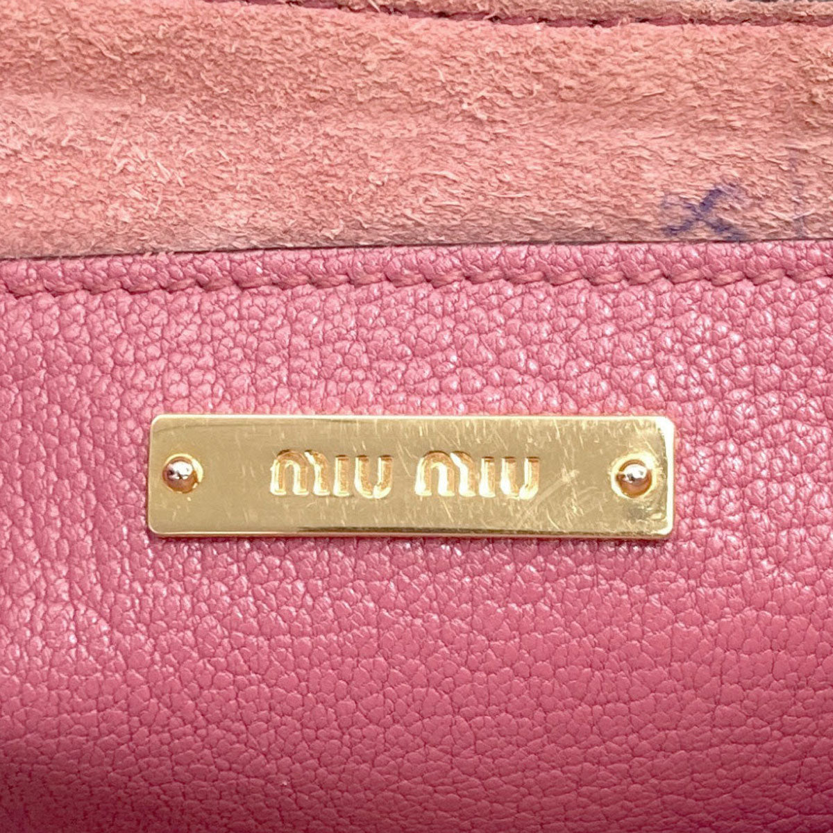 MIUMIU 2WAY Handbag Leather Ladies [Used]