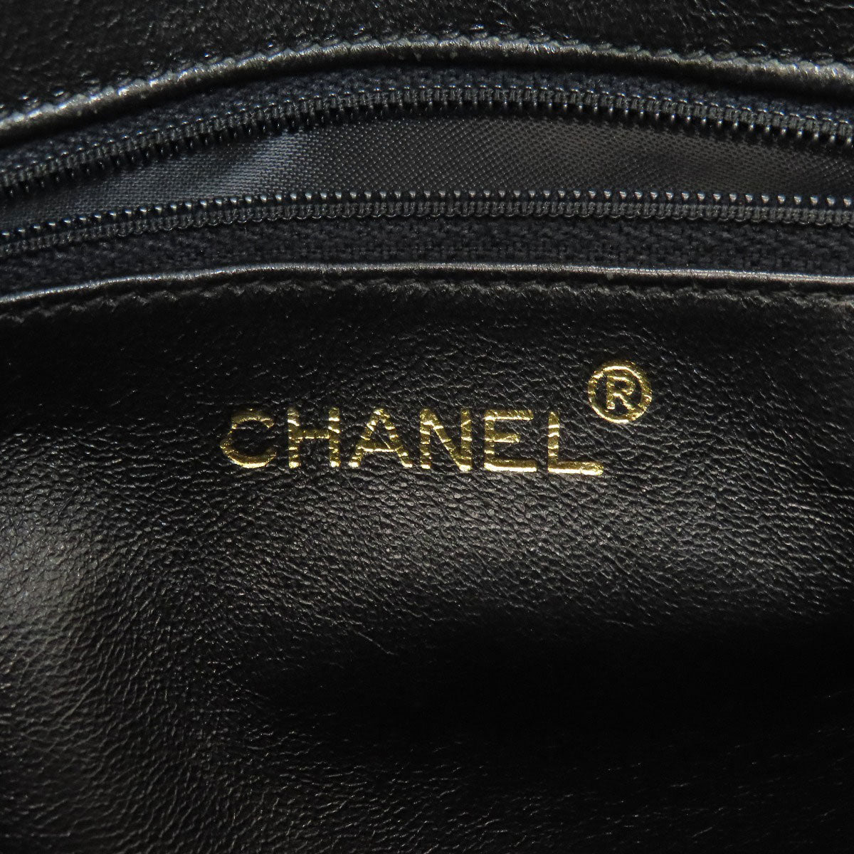 CHANEL Triple COCO Mark Gold Hardware Shoulder Bag Grained Calfskin Skin Ladies [Used]