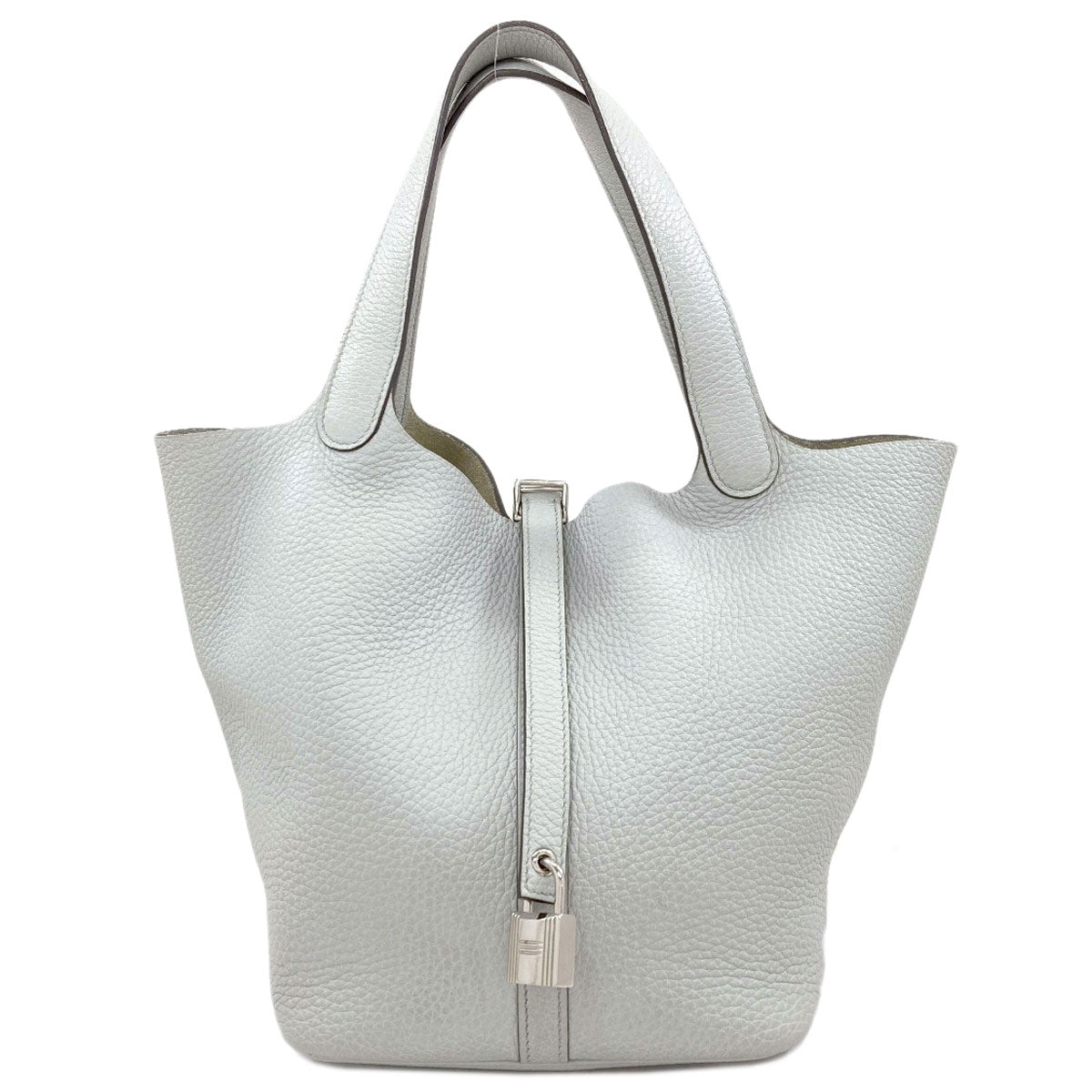 HERMES Picotin Lock MM SilverHardware Handbag Taurillon Clemence Ladies [Used]