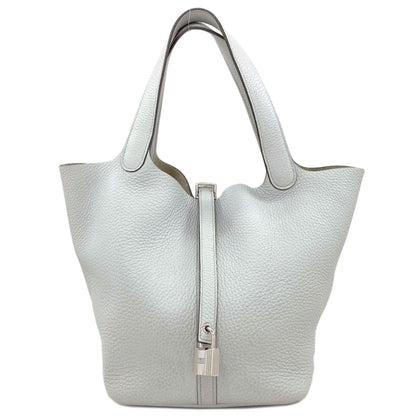 HERMES Picotin Lock MM SilverHardware Handbag Taurillon Clemence Ladies [Used]