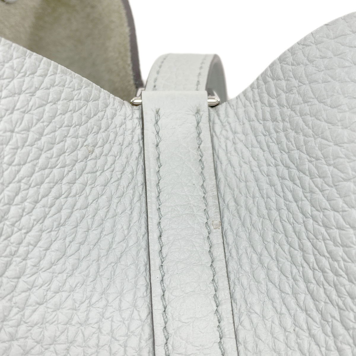 HERMES Picotin Lock MM SilverHardware Handbag Taurillon Clemence Ladies [Used]