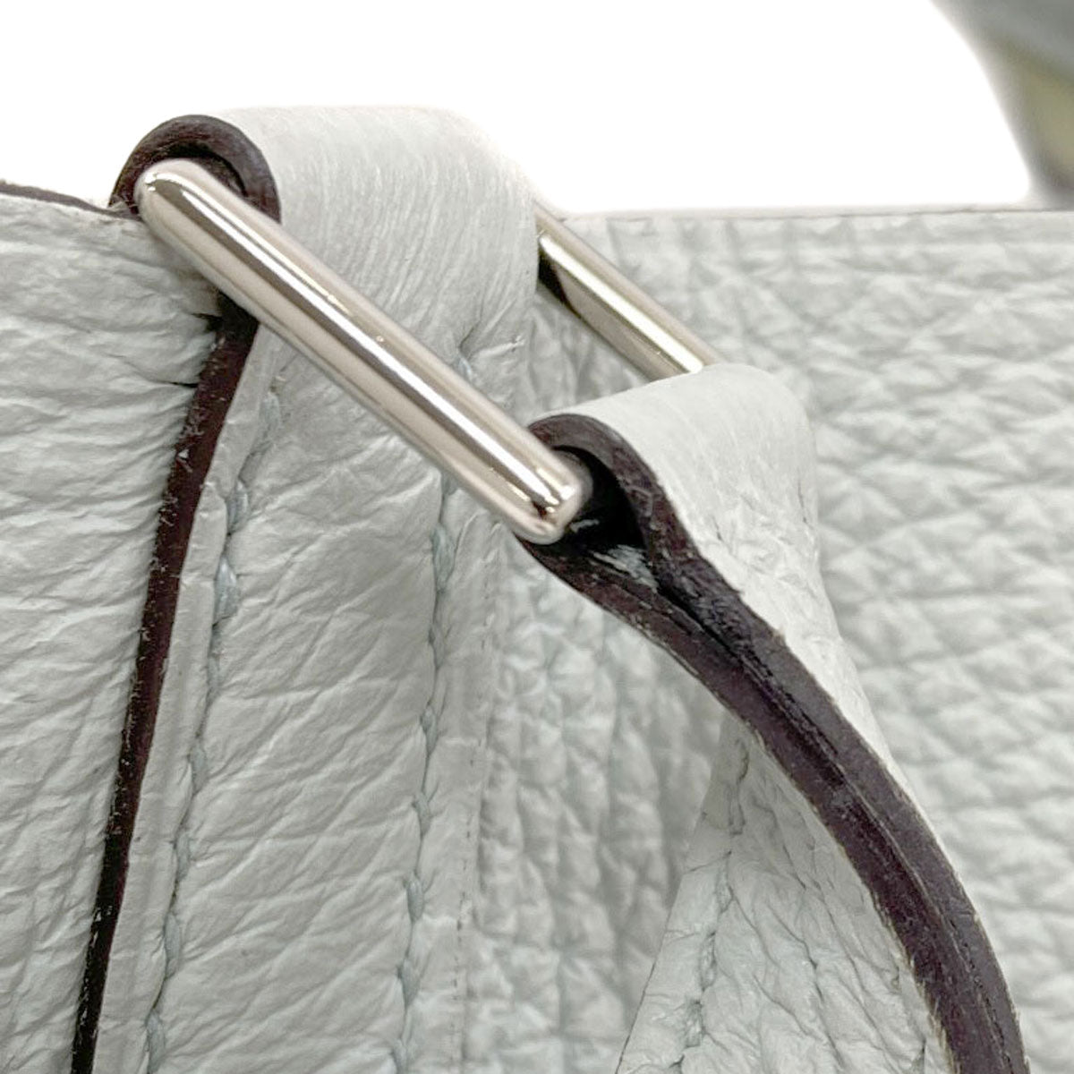 HERMES Picotin Lock MM SilverHardware Handbag Taurillon Clemence Ladies [Used]