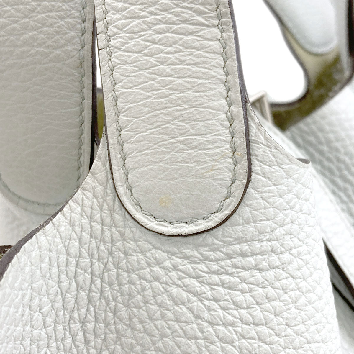 HERMES Picotin Lock MM SilverHardware Handbag Taurillon Clemence Ladies [Used]