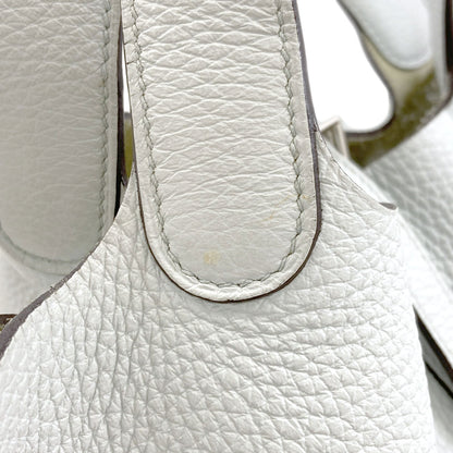 HERMES Picotin Lock MM SilverHardware Handbag Taurillon Clemence Ladies [Used]