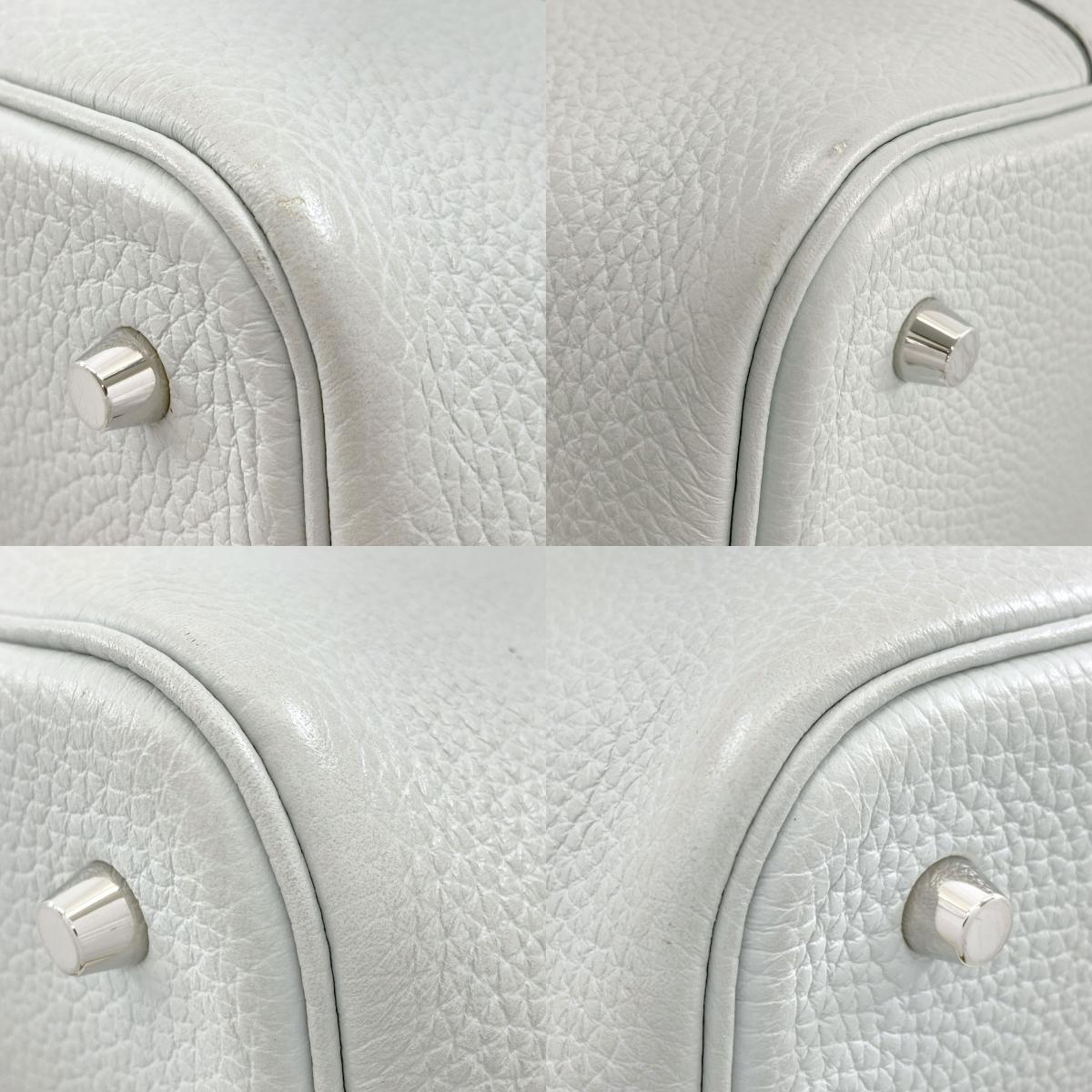 HERMES Picotin Lock MM SilverHardware Handbag Taurillon Clemence Ladies [Used]