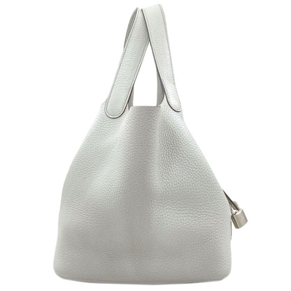 HERMES Picotin Lock MM SilverHardware Handbag Taurillon Clemence Ladies [Used]