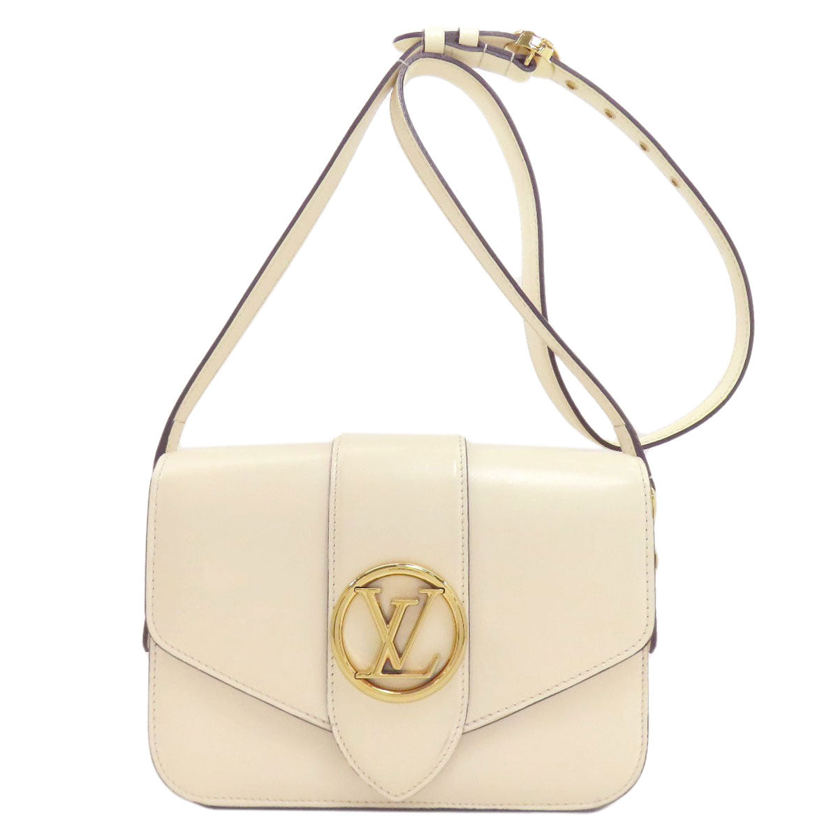 LOUIS VUITTON M55950 Ponneuf Shoulder Bag Calf Ladies [Used]