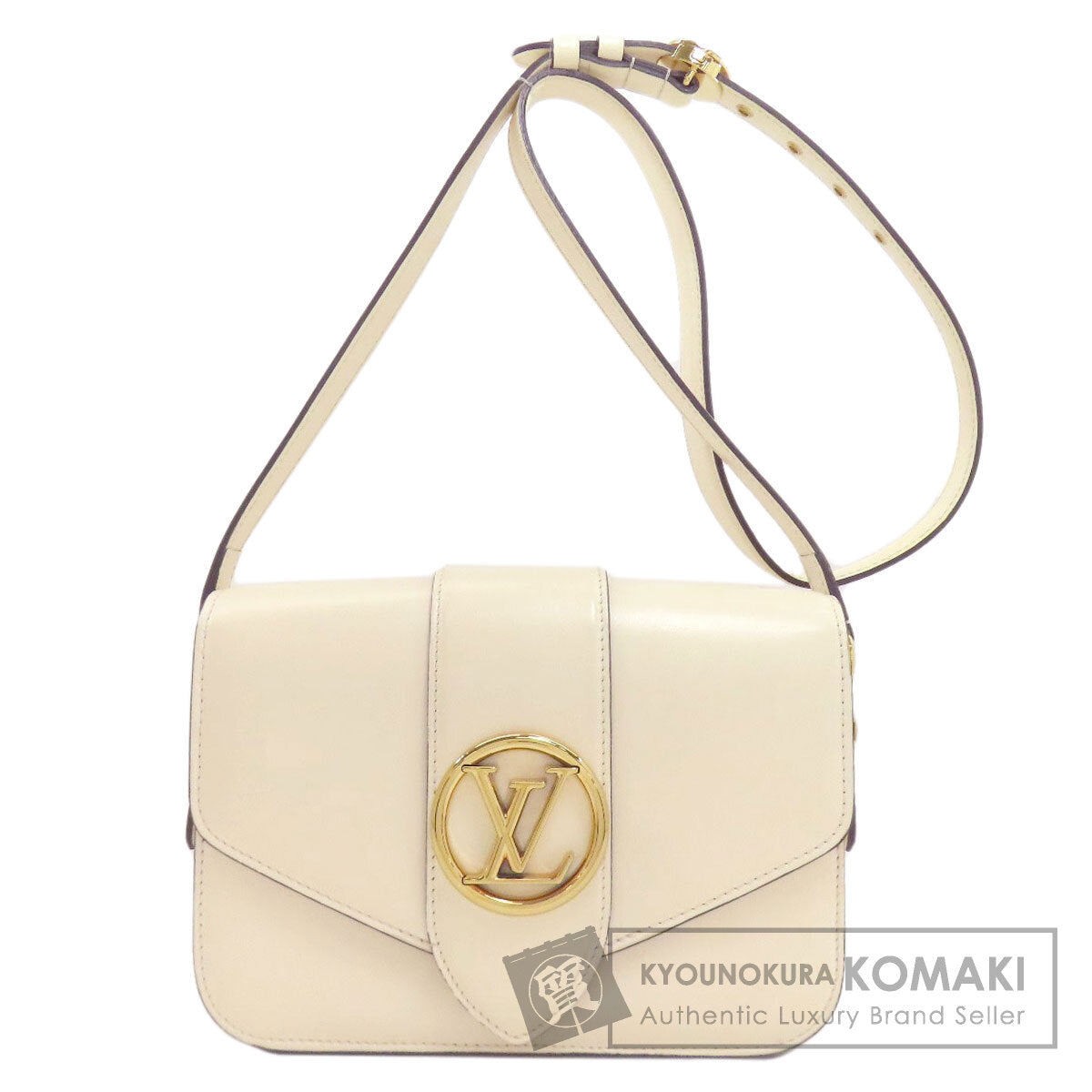 LOUIS VUITTON M55950 Ponneuf Shoulder Bag Calf Ladies [Used]