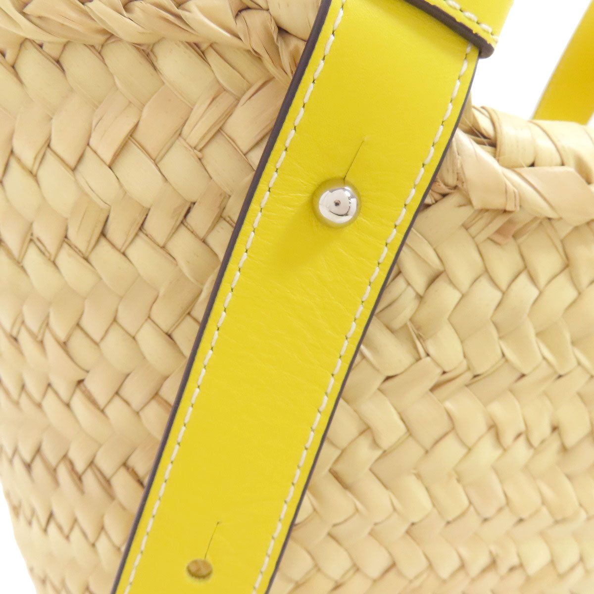 LOEWE Basket bag small Handbag Raffia Ladies [Used]