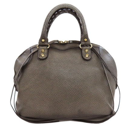 BALENCIAGA 319371 Classic Bowling 2WAY Handbag Calf Ladies [Used]