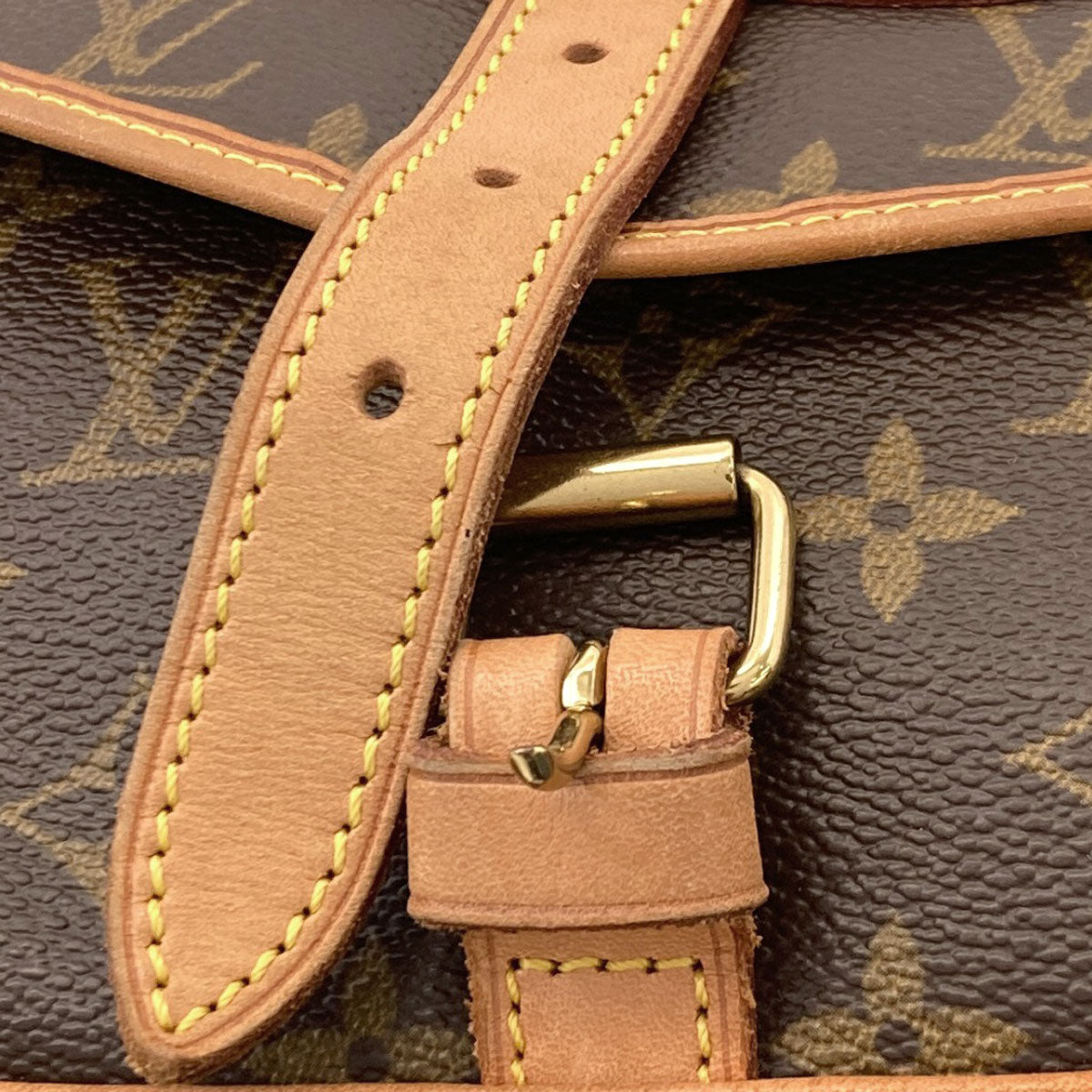 LOUIS VUITTON M42256 Saumur 30 Shoulder Bag Monogram canvas Ladies [Used]