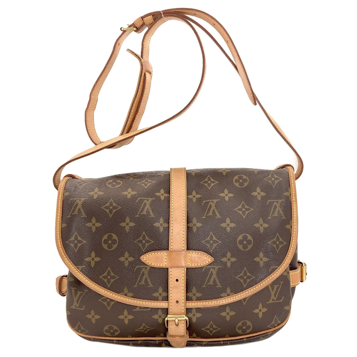 LOUIS VUITTON M42256 Saumur 30 Shoulder Bag Monogram canvas Ladies [Used]