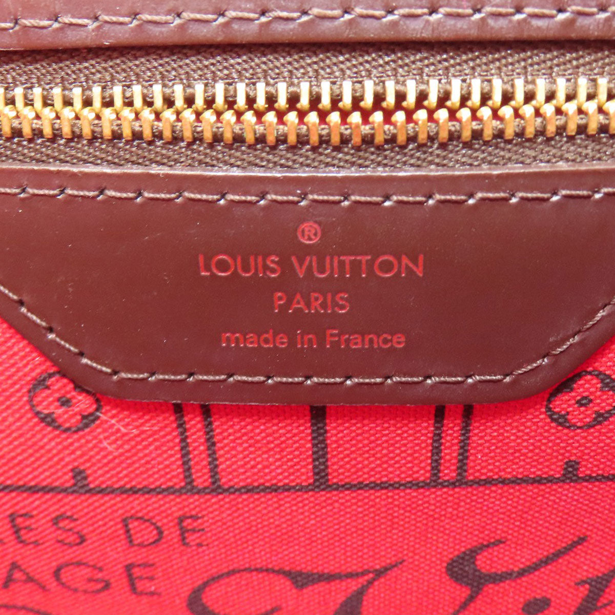 LOUIS VUITTON N51105 Neverfull MM Tote Bag Damier canvas Ladies [Used]