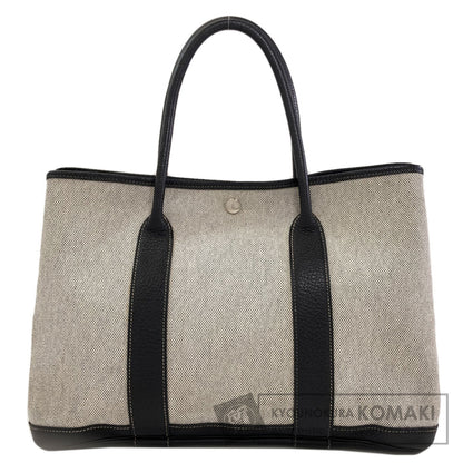 HERMES Garden Party PM Silver Hardware Handbag Tower ash BufflLadies [Used]